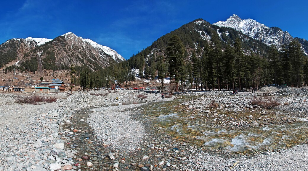 The river of Kalam valley in Himalayas, Pakistan