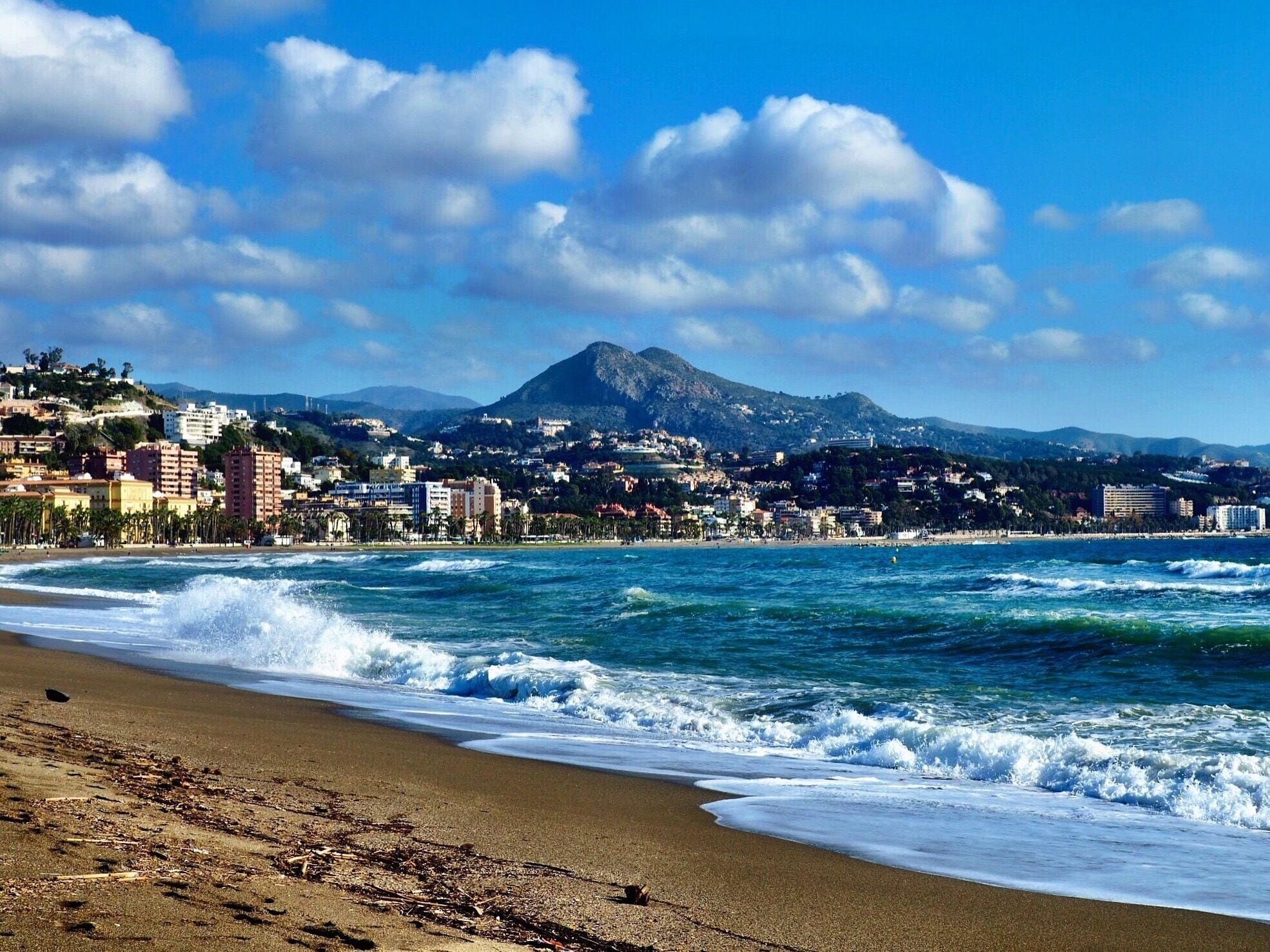 Lovely coastal town of Malaga makes any winter vacation seem like summer with 18C weather and endless sunny days.