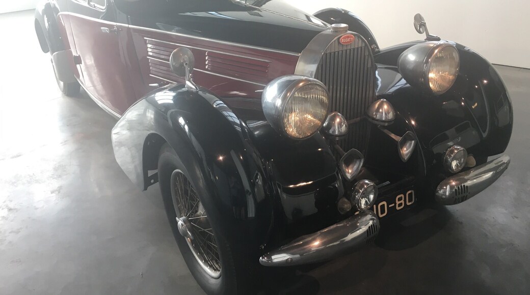 One of the many interesting cars on display in the museum.