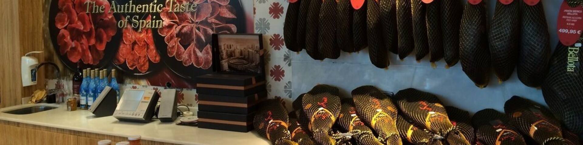 Nice selection of Spanish ham and impressive prices!