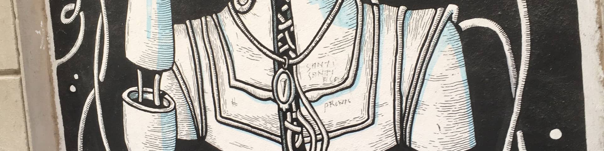 If you are into street art, Soho is your ‘part of town’. This one deserves a sign with a bit of explanation. Diamonds are a men’s best friend?