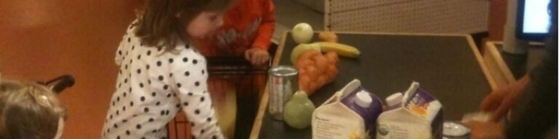 Fun place for kids to explore in the heart of Seattle Center. A grocery store, construction area, theater, restaurant, city bus & fire truck, story times and more await you!