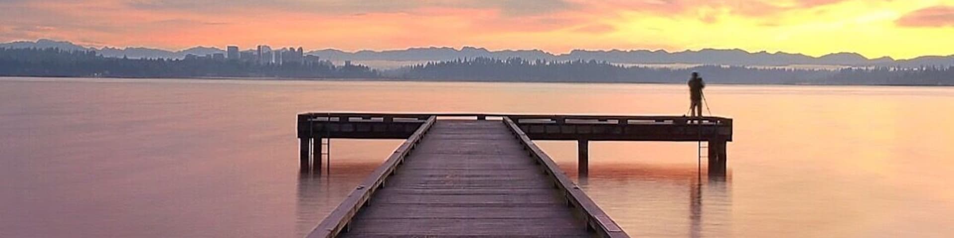 Best place with great views of Lake Washington #sunset #sunrise #beach