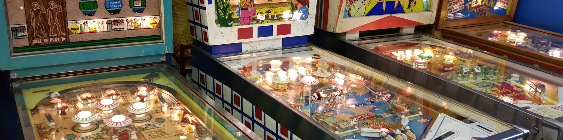 These old pinball machines make the most satisfying sounds. #LifeAtExpedia