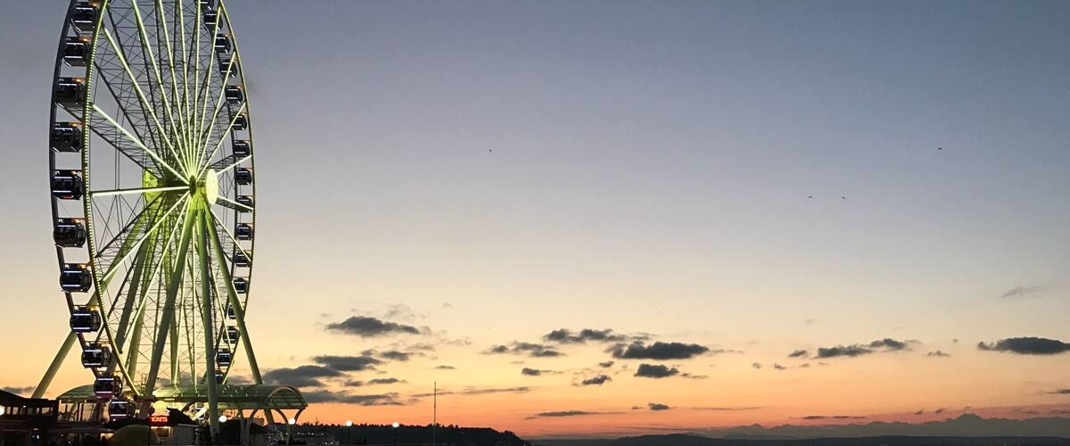 I tried to take as many pictures of the sunset that I could, who knew if I'd get another chance of such an amazing sky? Yeah, I didn't. But the pictures I got were well worth all of the running I had to do to get them.