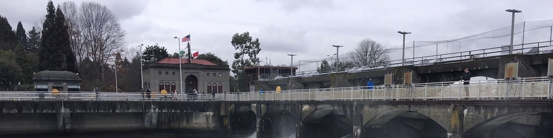 Fun fact: the Ballard Locks carry more boat traffic than any other lock in the US! #StunningStructures #Seattle #PacificNorthwest