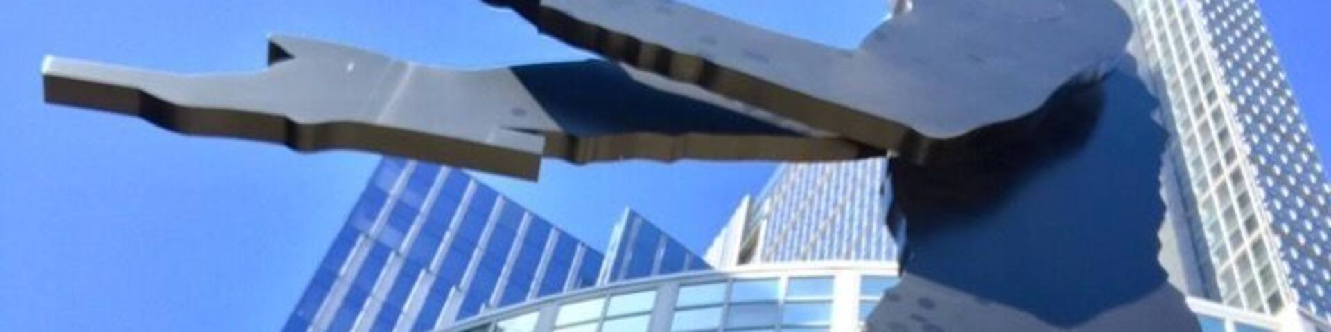 Our Hammering Man at The Seattle Art Museum