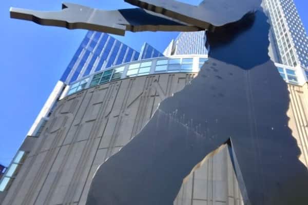 Our Hammering Man at The Seattle Art Museum