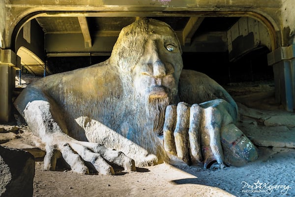 Big ugly troll under a bridge on N 36th street
