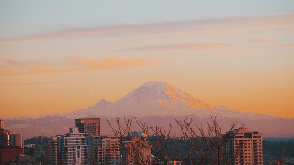Mt. Rainier 🗻.
Date on January 7th, 2017.