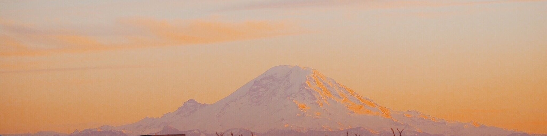 Mt. Rainier 🗻.
Date on January 7th, 2017.