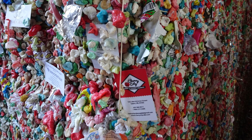 The infamous gum wall in Seattle.