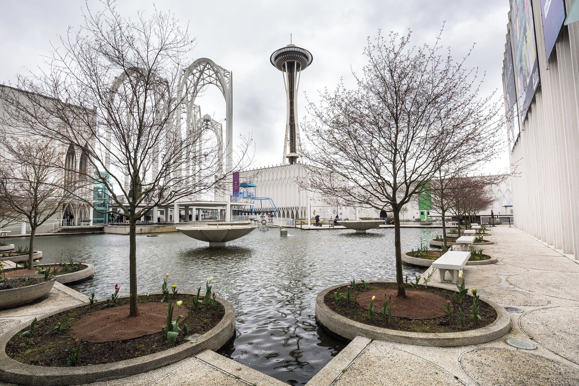 A view of the Space Needle from inside the Pacific Science Center. The museum is a little long in the tooth, but has an couple of IMAX theaters and sometimes gets some very good traveling exhibits (like the King Tut exhibit or the Terracotta Warriors.  

#lifeatexpedia