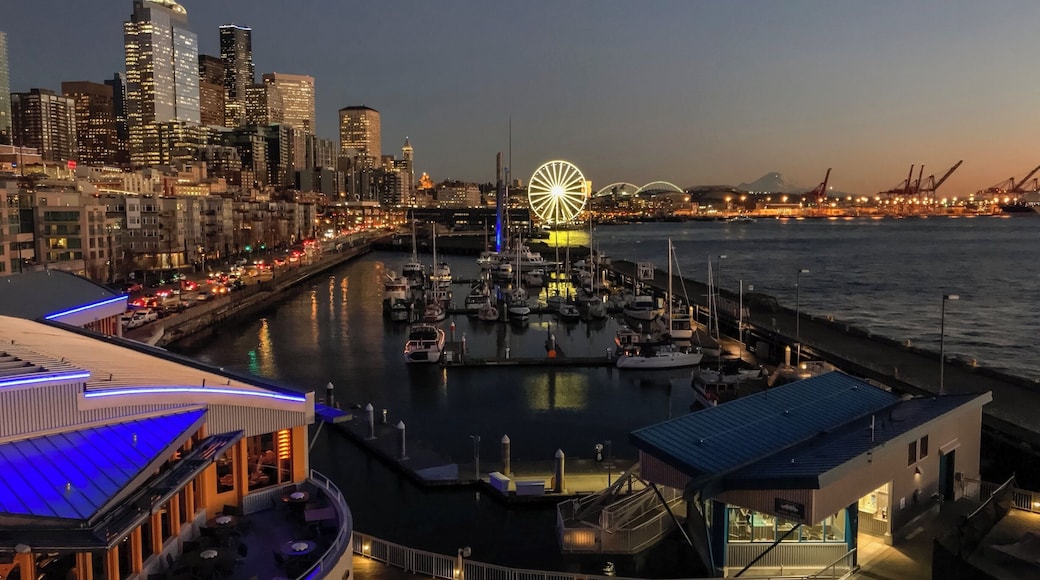 Past 10 days in Seattle has been unusually blessed with lots of sunshine and clouds in between gifting some stunning sunset sky views. I have almost a ton of photos clicked for this same view from the pier time and again and its high time it should bore me out but I dont seem to yet. 🙈😂 #seattlelife #Hometown