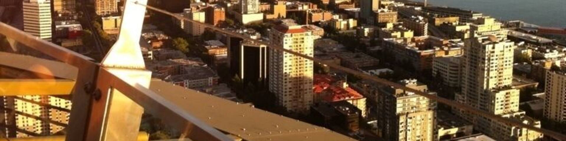 On top of Seattle Tower