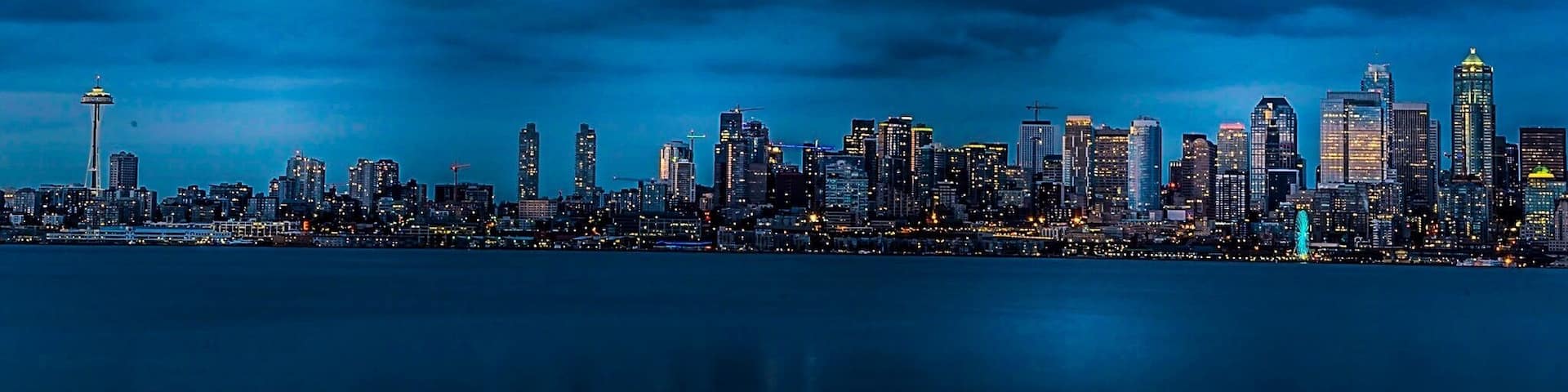 Seattle water front from the west...