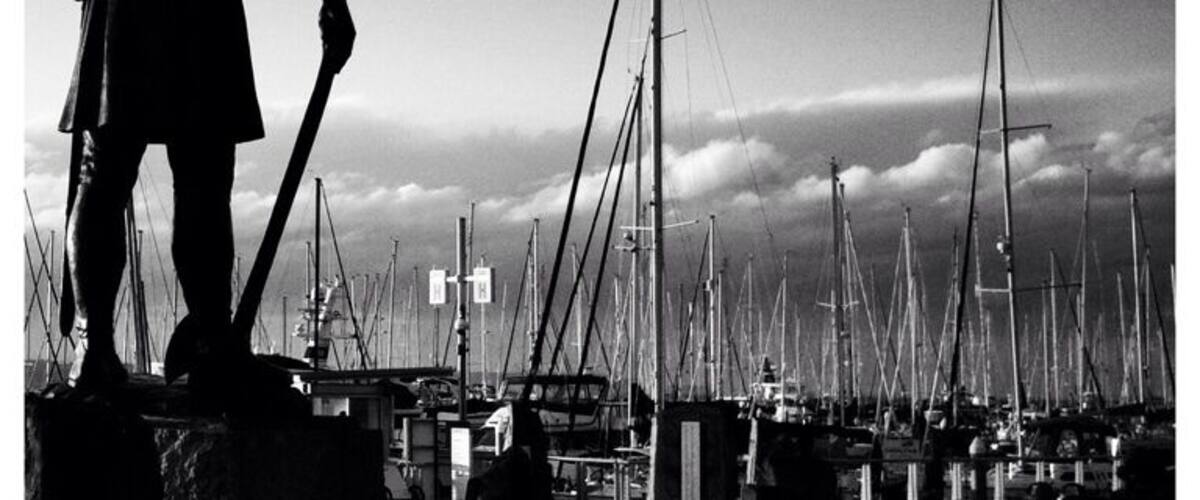 Leif Erickson Statue at Shilshole Marina