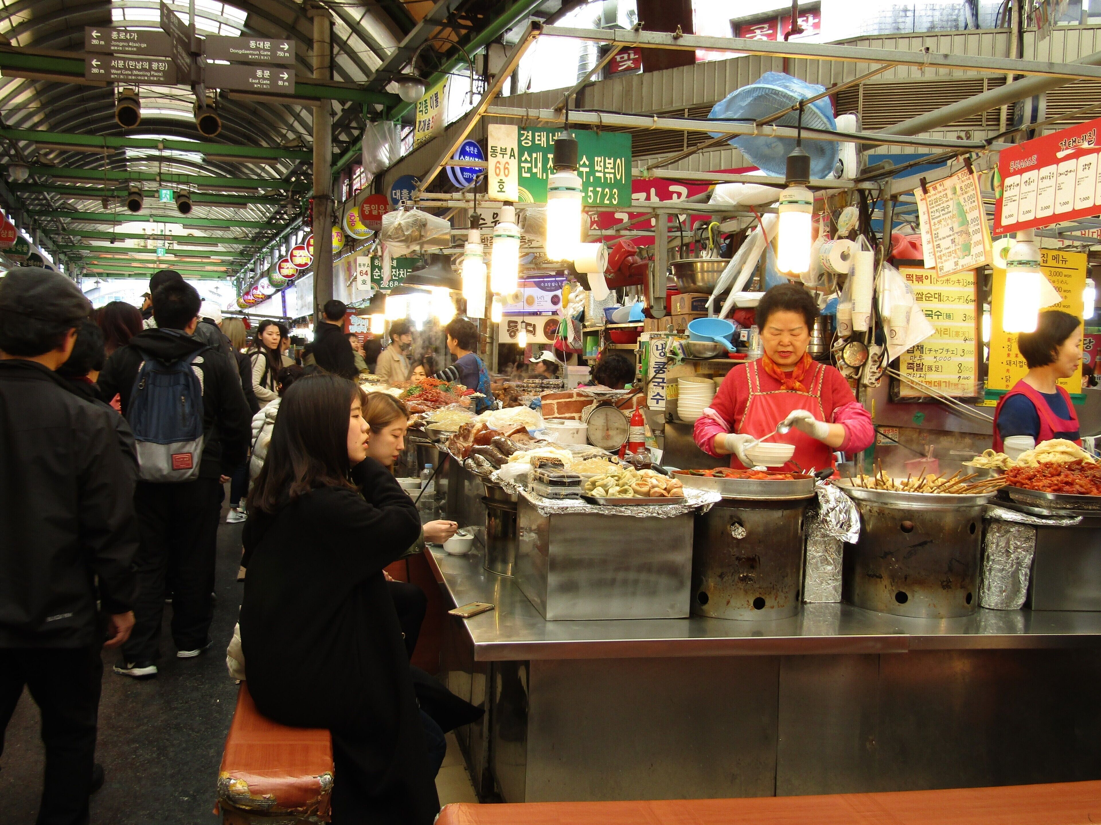 come here for some mouthwatering Korean street food...all under one big roof!