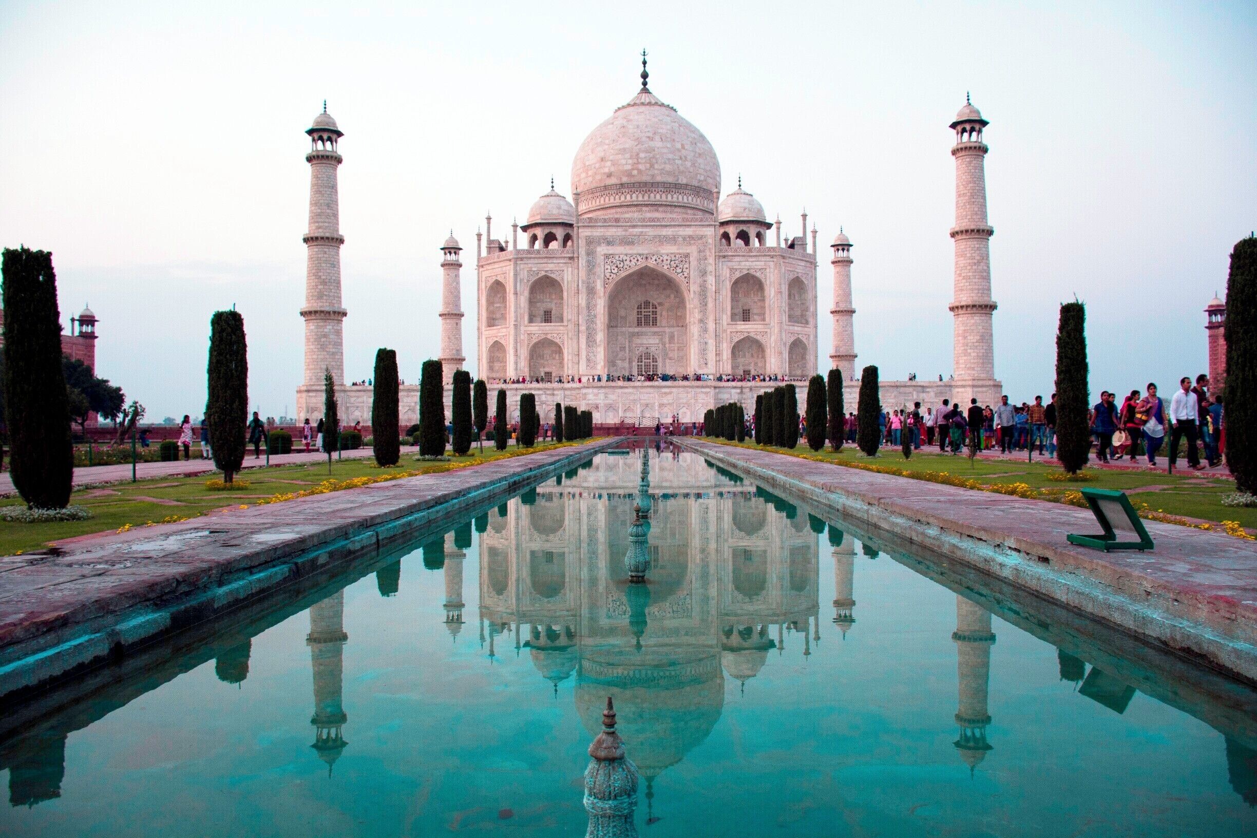 Like with a lot of famous places, I was prepared to be a little disappointed with the Taj Mahal. But I definitely wasn't. It is the most perfect structure I have ever seen; almost too beautiful to be real. It is true, as many people write, that no photograph can replicate what it's actually like to be there and see it shift color as the sun is sinking. It was worth the entire trip to India.