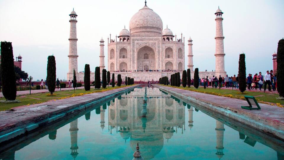 Like with a lot of famous places, I was prepared to be a little disappointed with the Taj Mahal. But I definitely wasn't. It is the most perfect structure I have ever seen; almost too beautiful to be real. It is true, as many people write, that no photograph can replicate what it's actually like to be there and see it shift color as the sun is sinking. It was worth the entire trip to India.