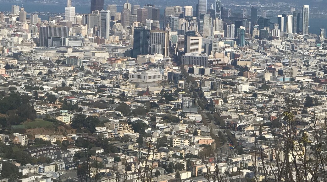 Beautiful view overlooking the city