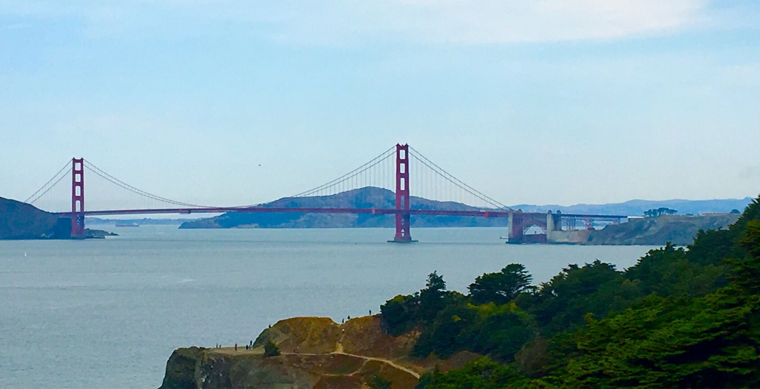 Golden Gate Bridge without frog #luckyday