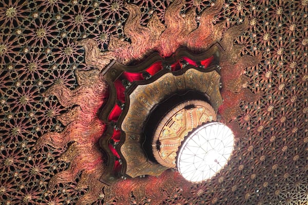 This is the main chandelier and ceiling in the Orpheum Theater in San Francisco. The details are absolutely incredible, especially being nearly 100 years old.