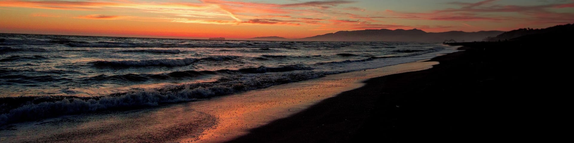 Looks a lot nicer without the wind blowing you down #beach #bakerbeach #sunset #sanfrancisco #hdr