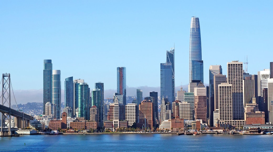 Colourful skyline of San Francisco, California