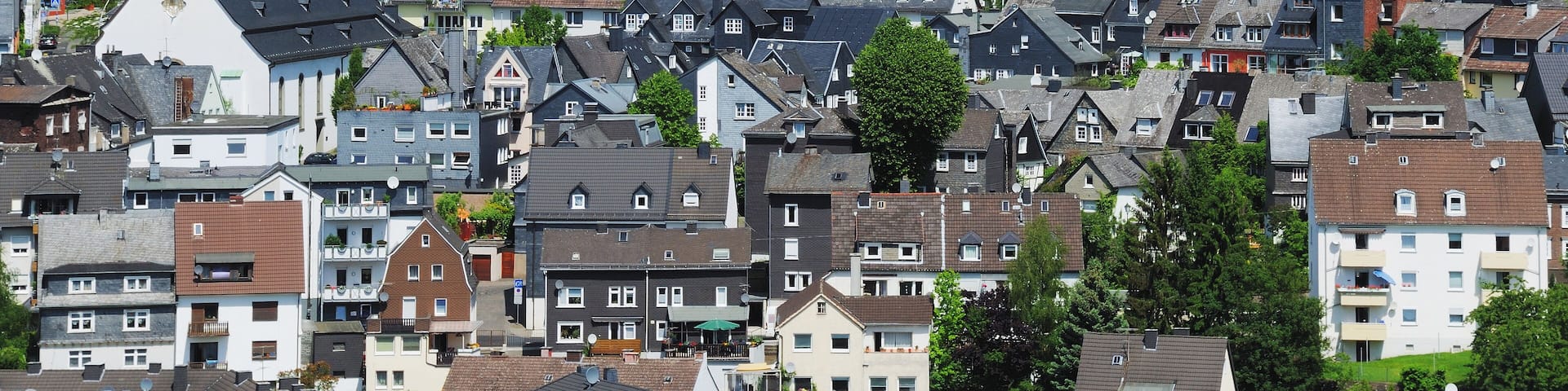 view on the historic center of the city of siegen
