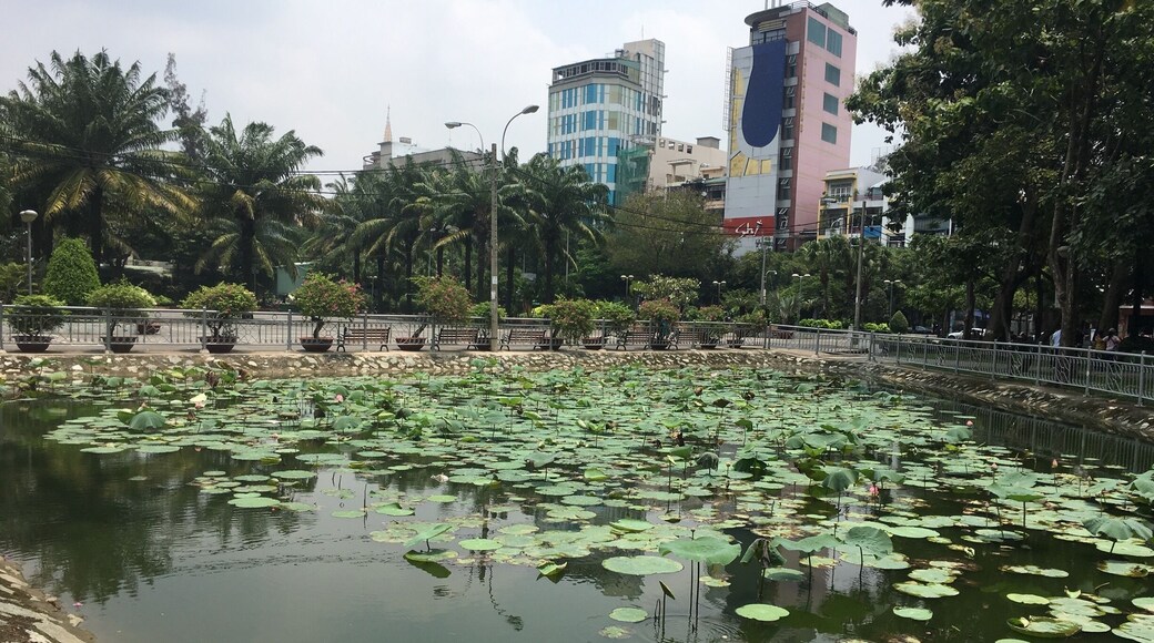 One of the city parks in Saigon. Surprisingly, Ho Chi Minh City has a lot of green space for such a busy city