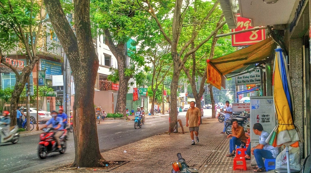 Just a view of the street outside the hotel