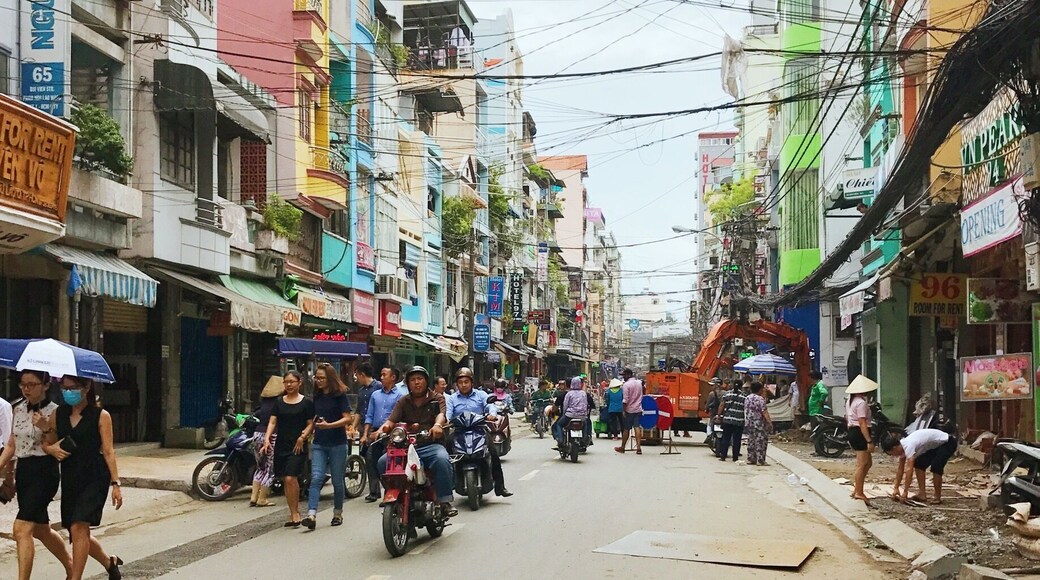 The streets of Saigon.