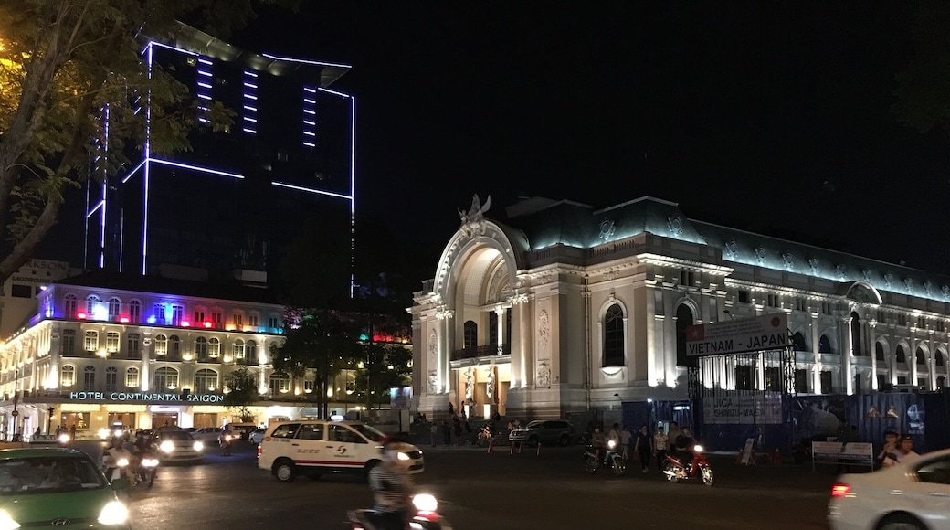 Saigon Opera House and Hotel Continental Saigon I stayed.