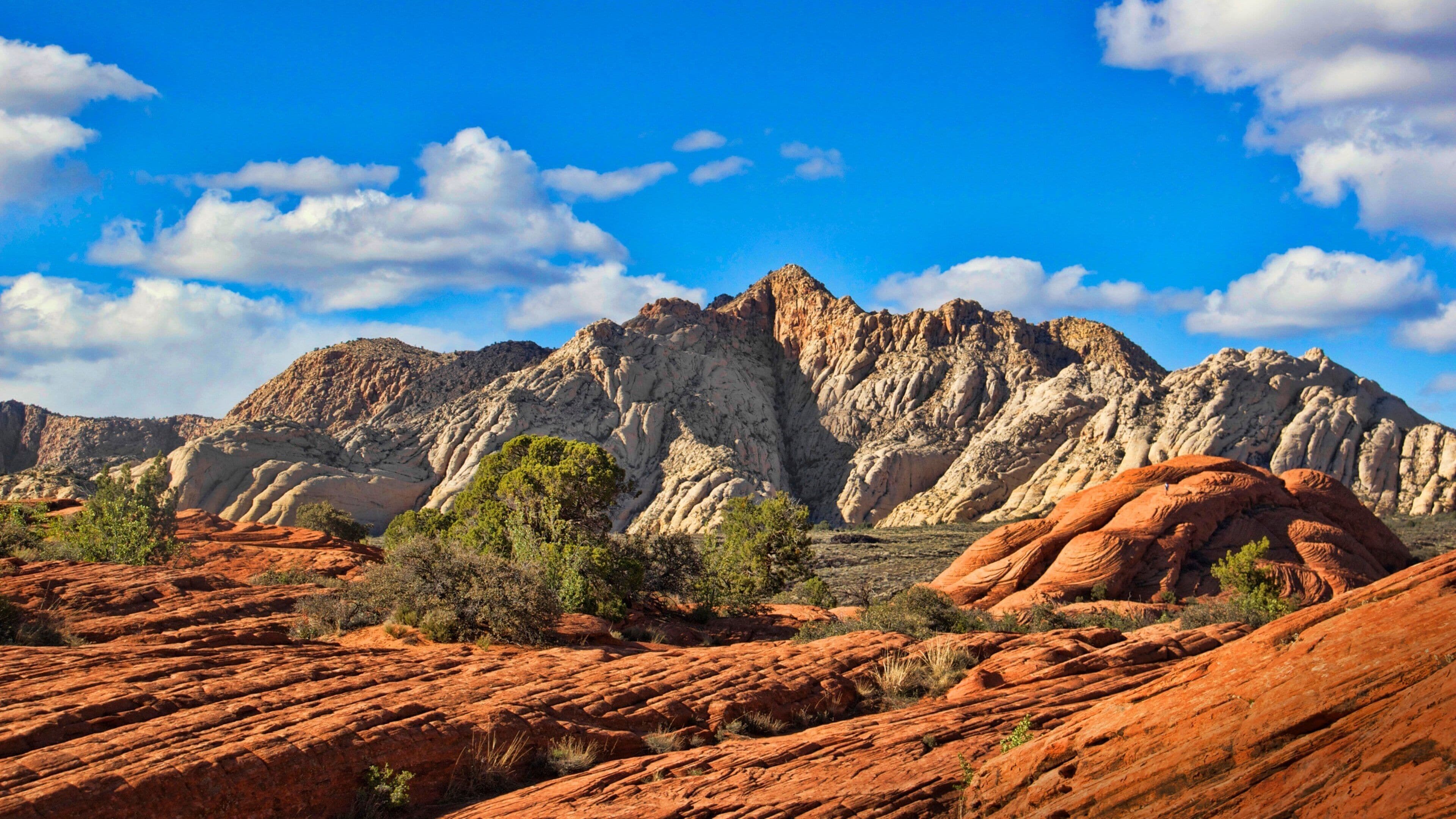 St. George showing desert views, landscape views and mountains
