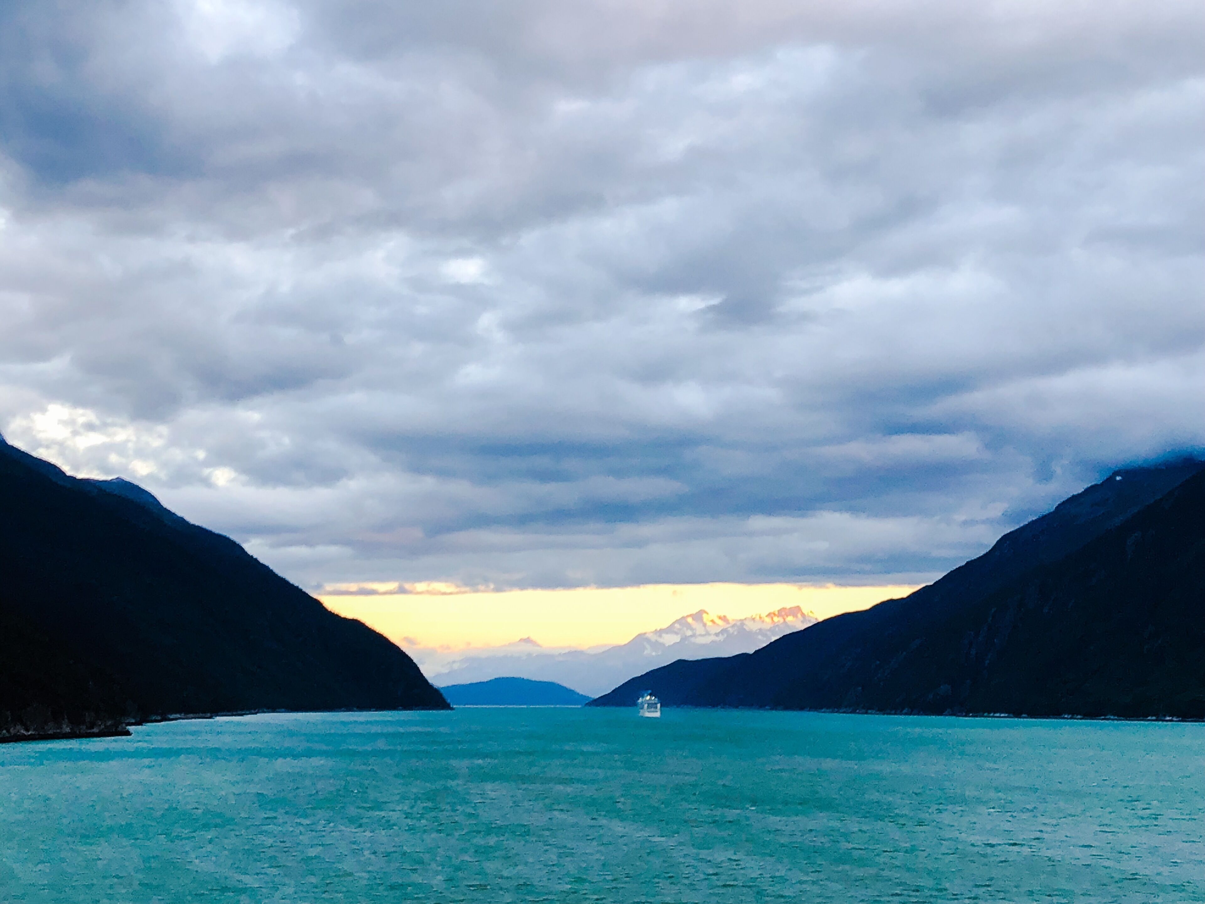 The view is amazing as you leave Skagway. 