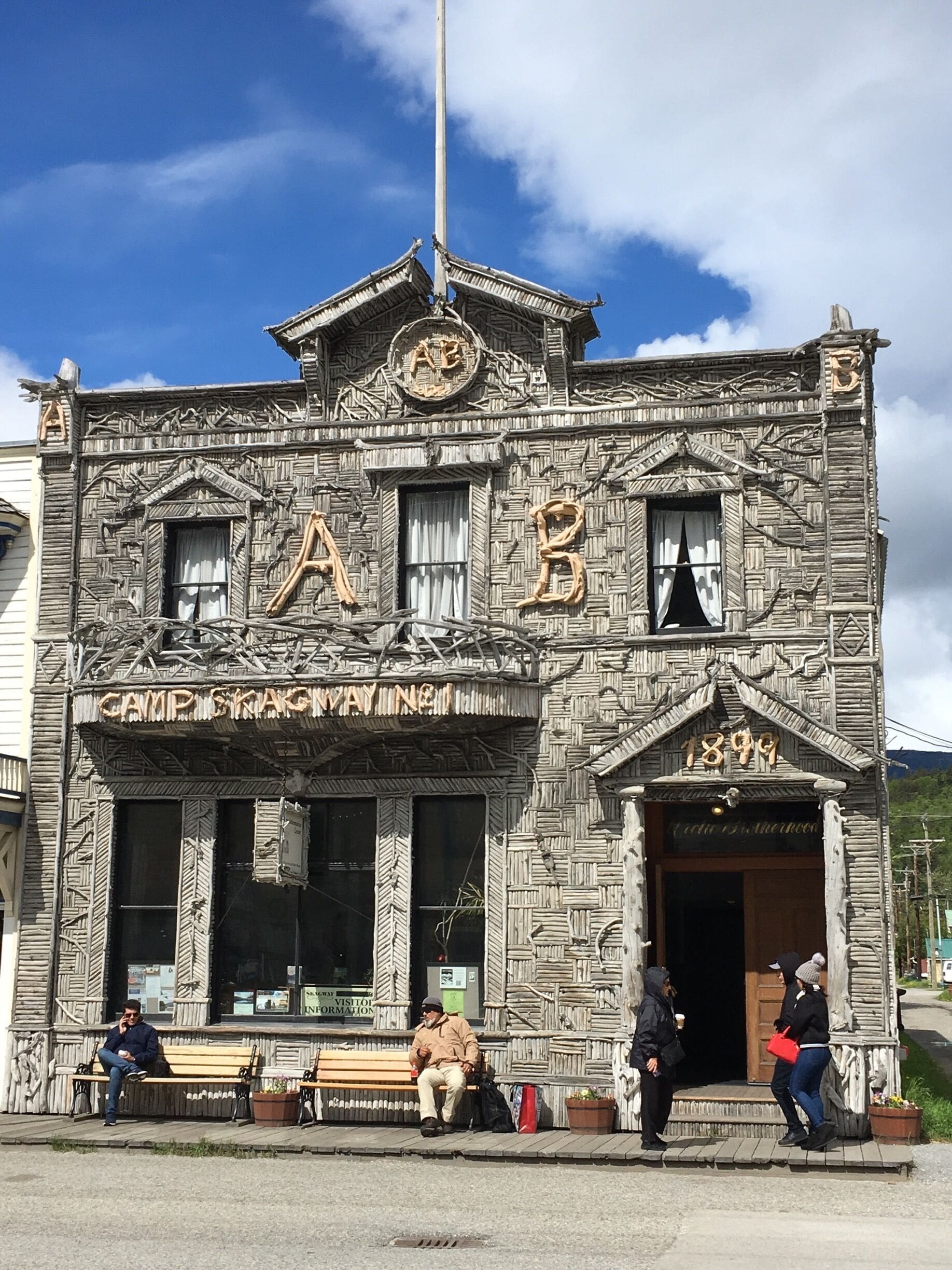 Stopped for the day in the inner passageway in Skagway.