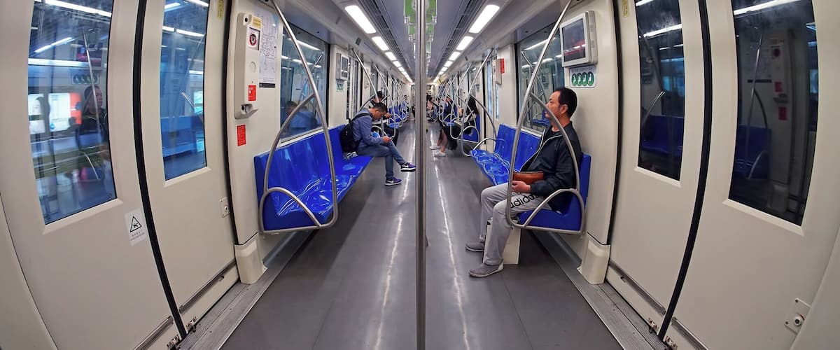 The Shanghai Metro is a rapid transit rail network in Shanghai, China, operating urban and suburban transit services to 14 of its 16 municipal districts and to Huaqiao Town, Kunshan, Jiangsu Province. The Shanghai Metro system is the world's largest rapid transit system by route length.
I was very impressed by Shanghai's subway system. Despite serving such a large population and area, everything is very efficient, orderly and clean.