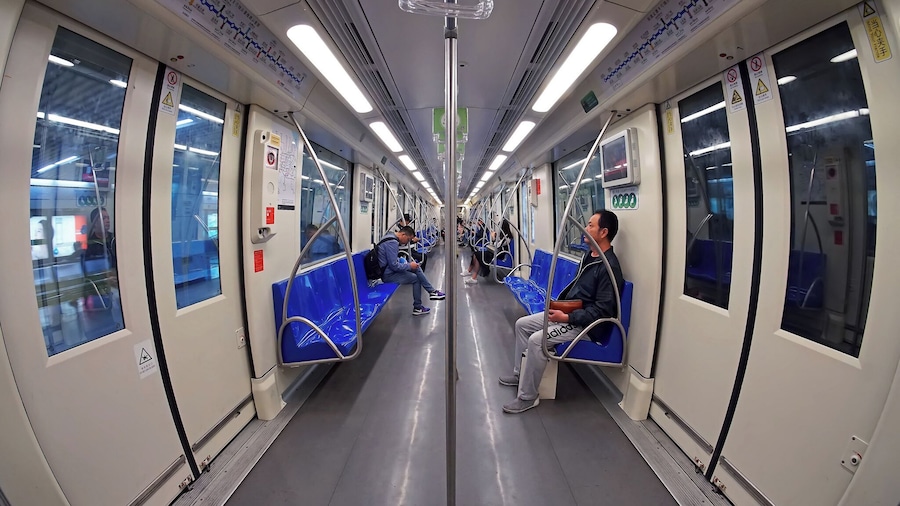 The Shanghai Metro is a rapid transit rail network in Shanghai, China, operating urban and suburban transit services to 14 of its 16 municipal districts and to Huaqiao Town, Kunshan, Jiangsu Province. The Shanghai Metro system is the world's largest rapid transit system by route length.
I was very impressed by Shanghai's subway system. Despite serving such a large population and area, everything is very efficient, orderly and clean.