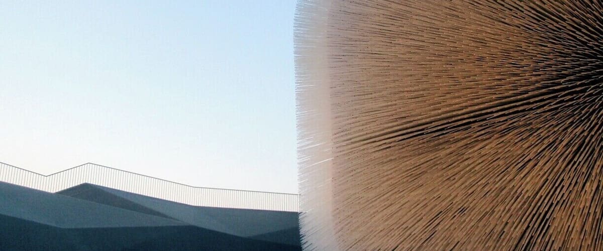 The seed pavilion at the 2010 Shanghai World Expo - unfortunately, temporary.
