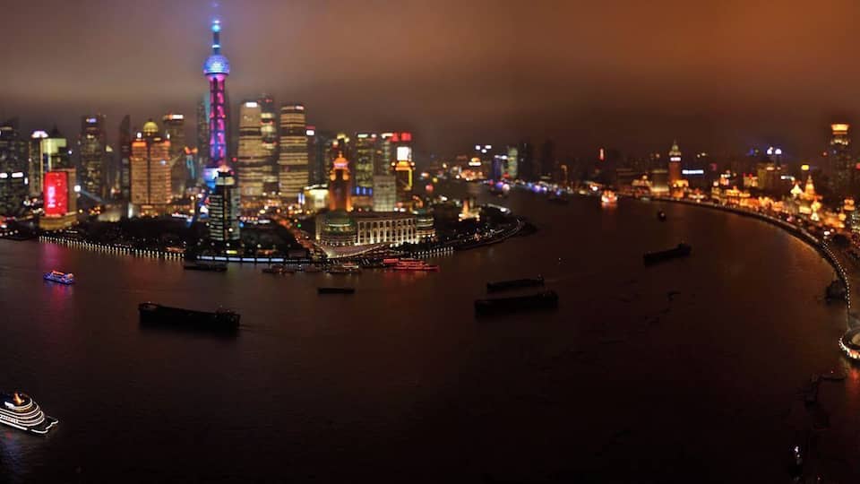 A great spot to see the city at night. Don't be afraid to head on up to the top. The Bar will charge you an entrance fee, but it just goes towards a drink. Definitely the best place to see the contrast that is Shanghai