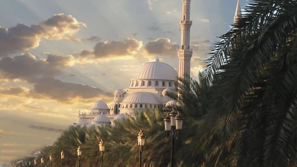 #MOSQUE #SUNSET #PRAYERS