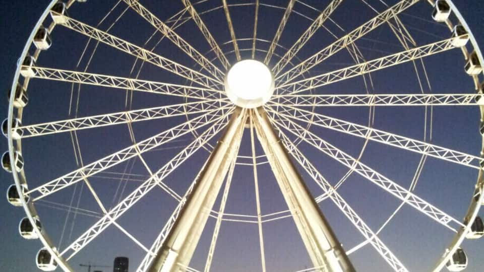 Eye of Emirates, sunset view