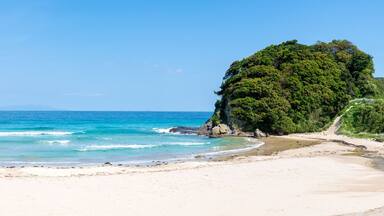 Shirahama Beach in Shimoda, Japan