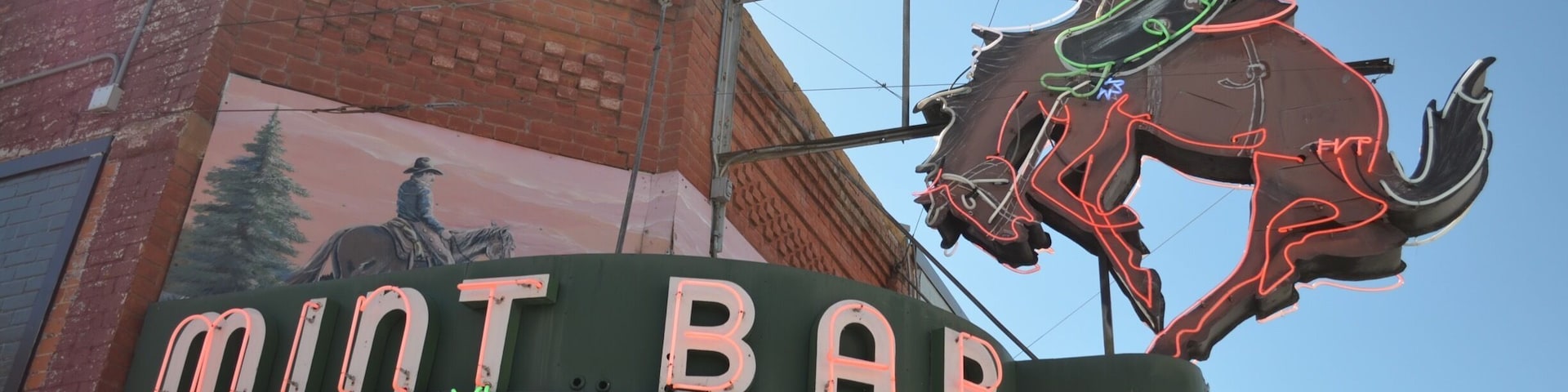The historic Mint Bar in downtown Sheridan, WY
