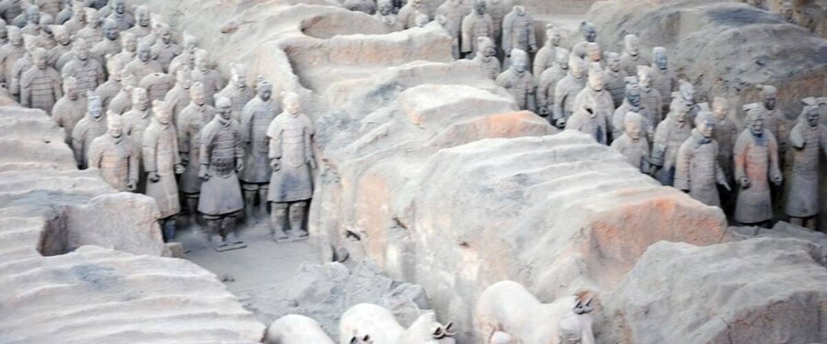 Terra Cotta Warriors and Horses
Over 7000 pottery soldiers, horses and chariots have been unearthed from these 3 pits.
We started with pit 3 and worked backwards, saving the most impressive display till last! This museum alone, was worth the trip to China!