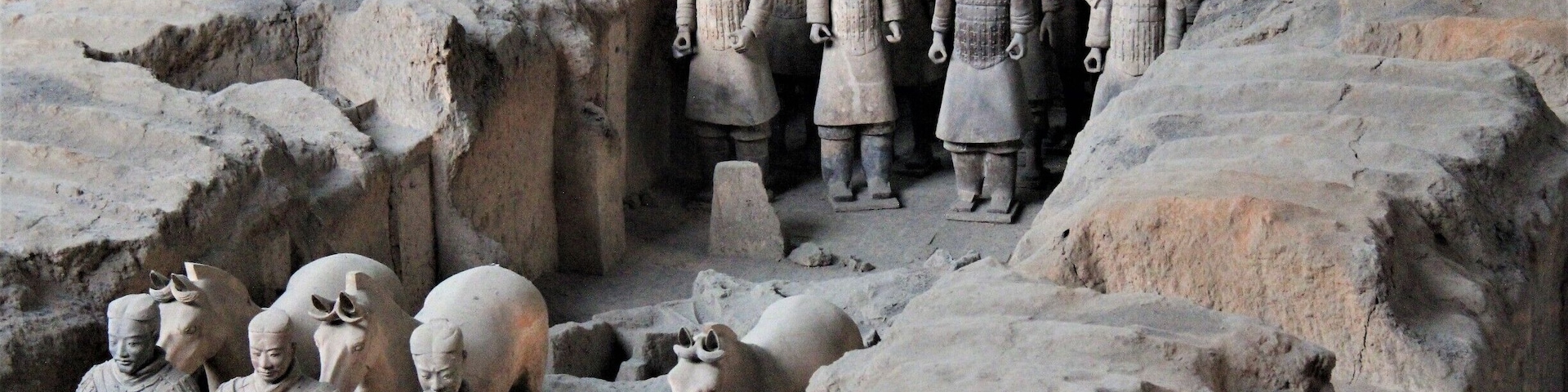 A few of the 8000 terracotta warriors #lifeatexpedia