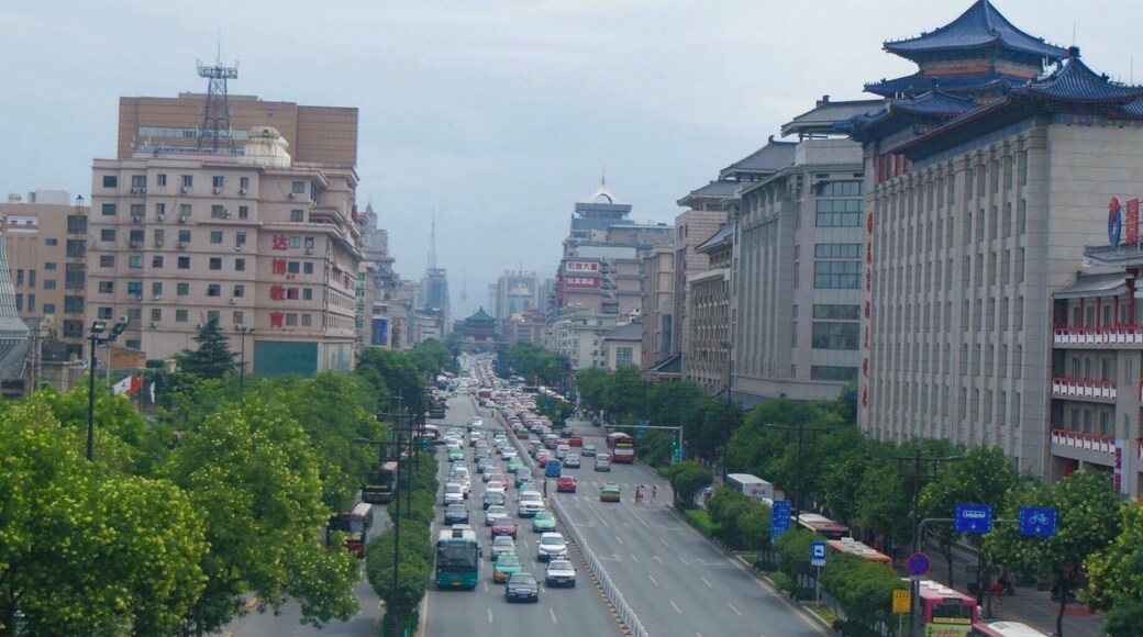 The city of Xi’an, China. We arrived here after taking the sleeper train from Beijing.