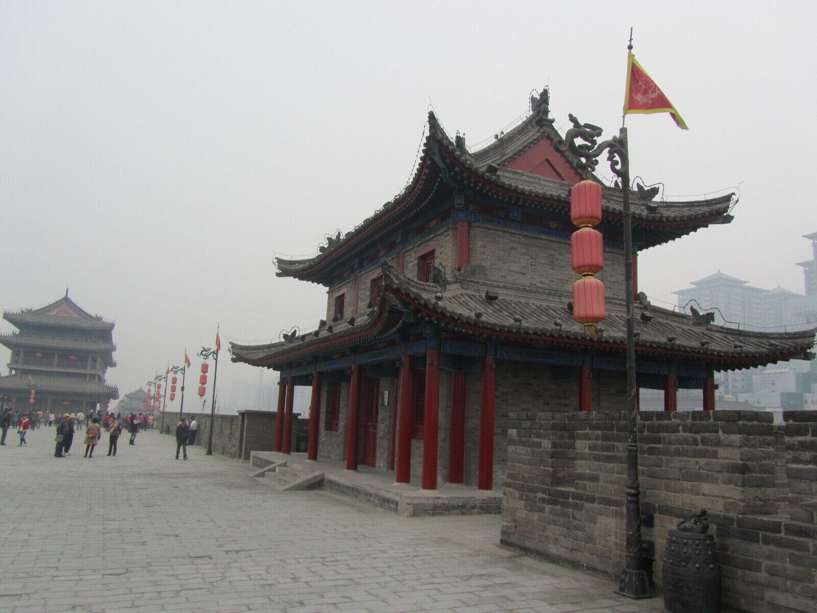 I went to X'ian for the terracotta warriors, but I equally enjoyed my bike ride around the city walls. I recommend you leave at least half a day to explore the walls by bike. #walls #China