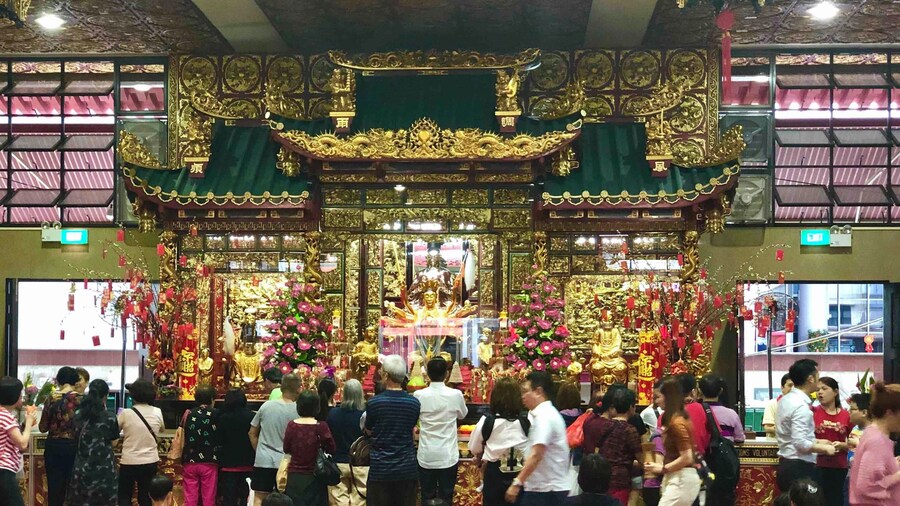 Famous Chinese Temple in Waterloo Street